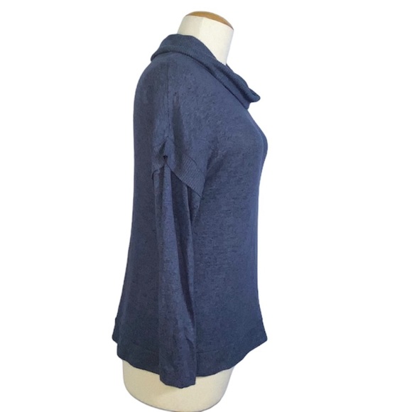 Thomas & Olivia XL Cowl Neck Sweater Heather Blue - Picture 6 of 9